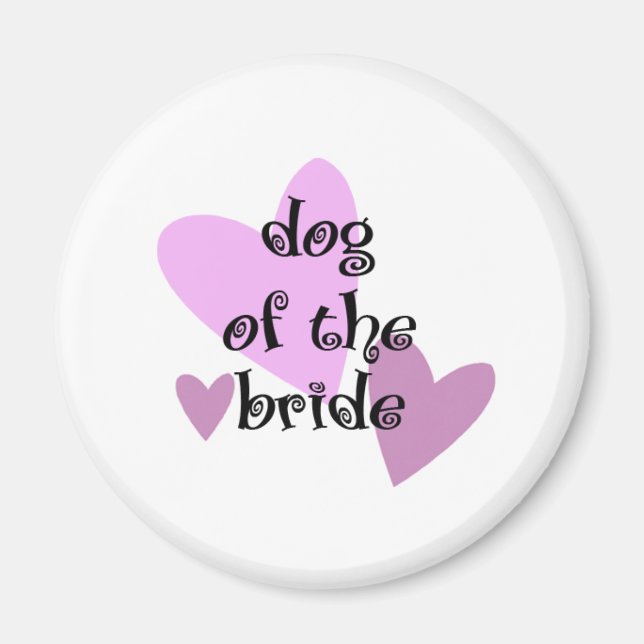 Aimant Chien de la Mariée (Devant)