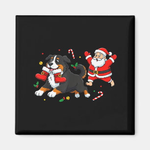Aimant Chien de Montagne Bernois Bottes du Père Noël Noël