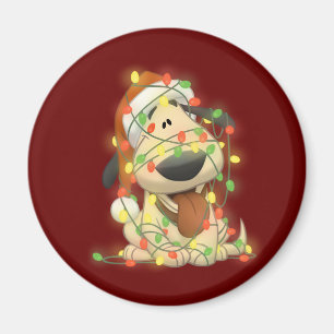 Aimant Chien de Noël