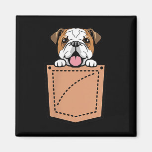 Aimant Chien de poche de Bulldog anglais