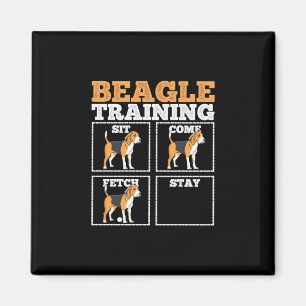 Aimant Chien d'entraînement beagle
