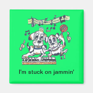 Aimant Chien frais le beagle de danse