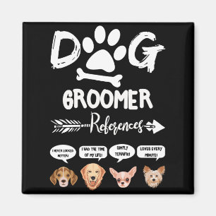 Aimant Chien Groomer Références Cadeau Grooming Chien S