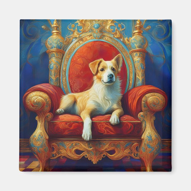 Aimant Chien IA (Devant)