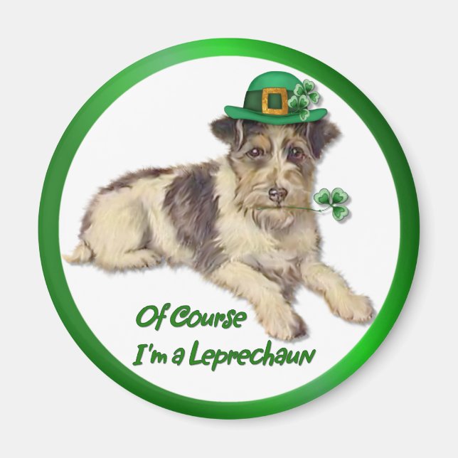 Aimant Chien Leprechaun (Devant)