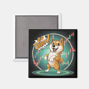 Aimant Chien mignon Shiba Inu