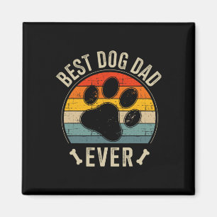 Aimant Chien Papa Jamais Vintage Pour Rétro Fête des père