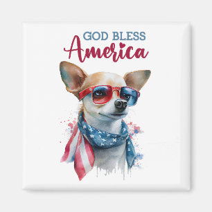 Aimant Chien patriote-Chihuahua