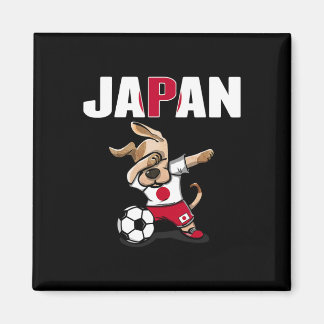 Aimant Chien qui Dabbing Japon Maillot de supporters de f