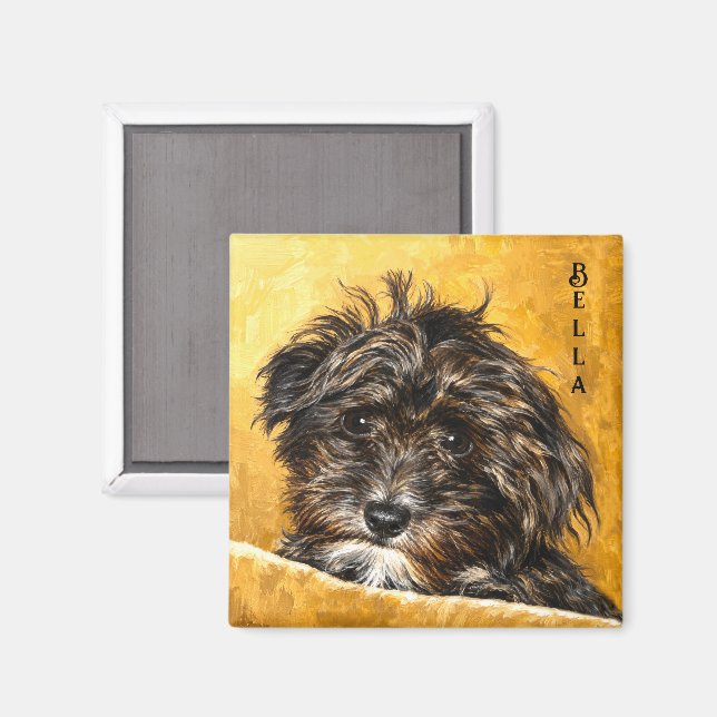 Aimant Chien Schnoodle (Recto/Verso)