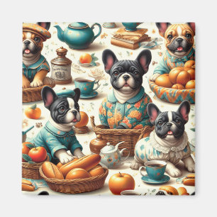 Aimant Chien-taureau vintage