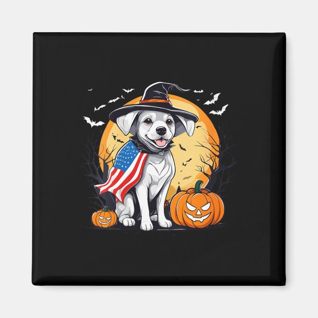 Aimant Chienne de Halloween pour femmes  (Devant)