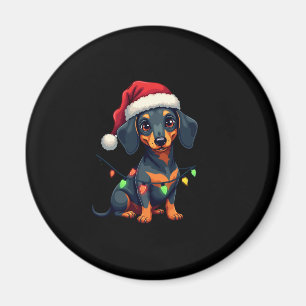 Aimant Chiens de Dachshund Arbre de Noël Chandail de Noël