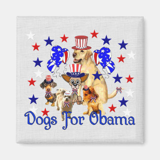 AIMANT CHIENS POUR OBAMA