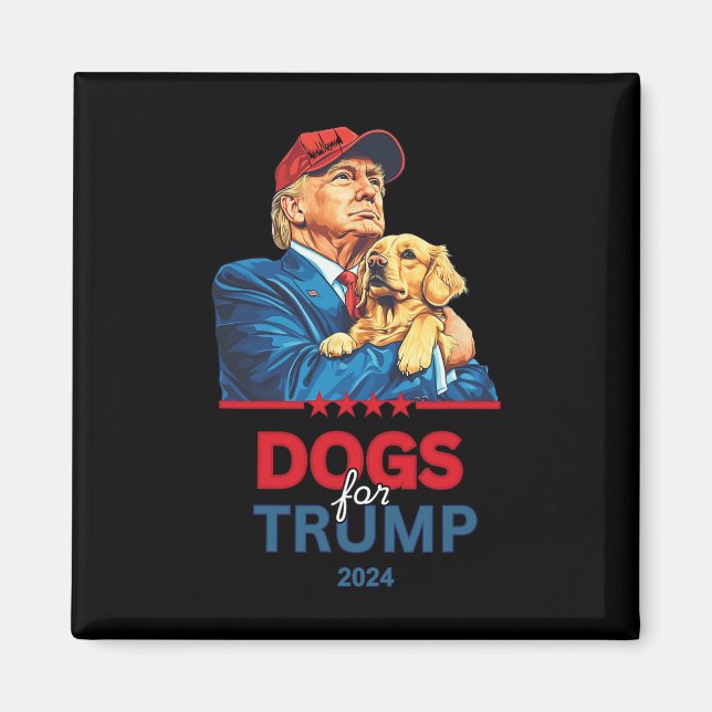 Aimant Chiens Pour Trump Trump (Devant)