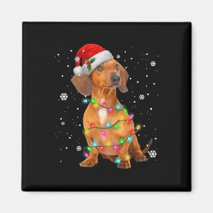 Aimant Chiens Teckel Arbre de Noël Cadeaux de Noël pour a