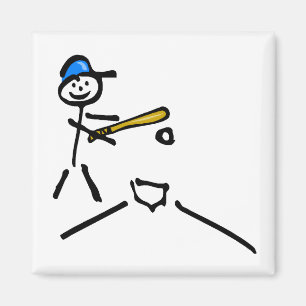Aimant Chiffre de bâton de base-ball