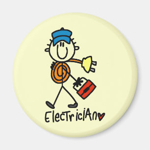 Aimant Chiffre de bâton d'électricien