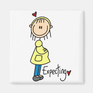 Aimant Chiffre de bâtonnet attendu pour le bébé