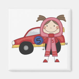 Aimant Chiffre T-shirts de bâton de pilote de voiture de