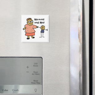 Aimant Chiffres de Mère et Enfant pour la Fête des Mères