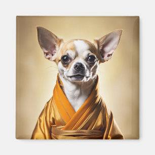 Aimant Chihuahua bouddhiste