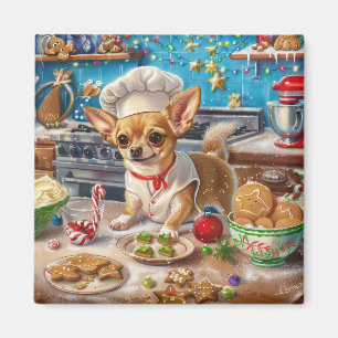 Aimant Chihuahua Gîtes de vacances : Noël festif