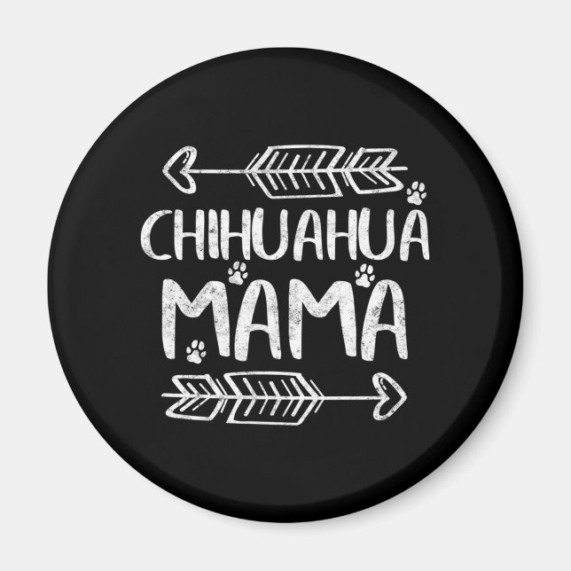 Aimant Chihuahua Mama (Devant)