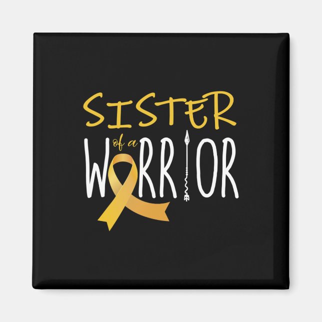 Aimant Childhood cancer awareness (Devant)