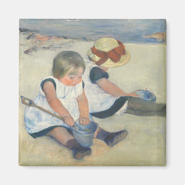 Aimant Children Playing on the Beach (Devant)