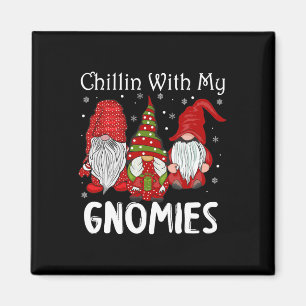 Aimant Chillin Avec Mes Gnomes Noël Pamajas Famille F