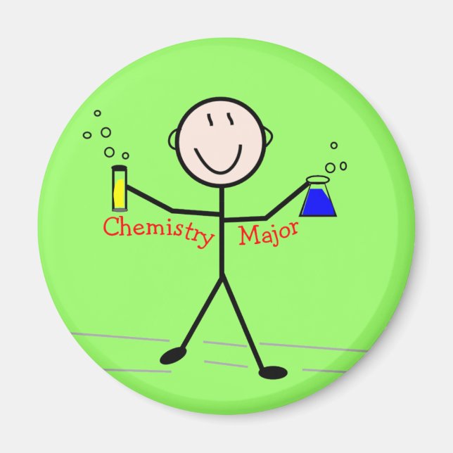 Aimant Chimie Grands T-shirts et cadeaux (Devant)