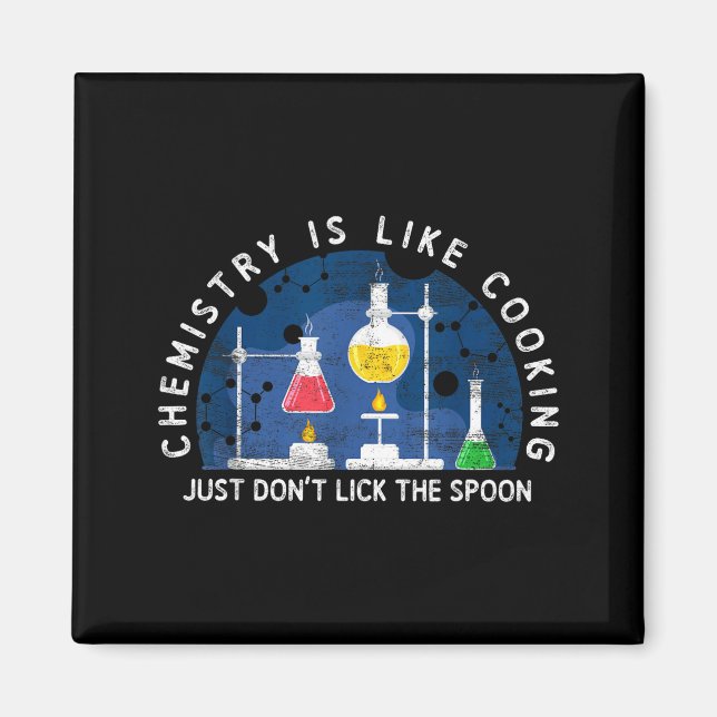 Aimant Chimiste Drôle La Chimie Est Comme La Science De L (Devant)