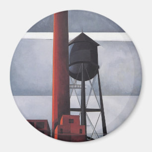 Aimant Chimney and Water Tower (par Charles Demuth)