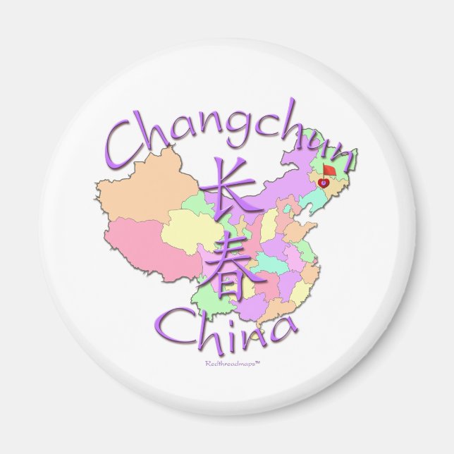 Aimant Chine de Changchun (Devant)