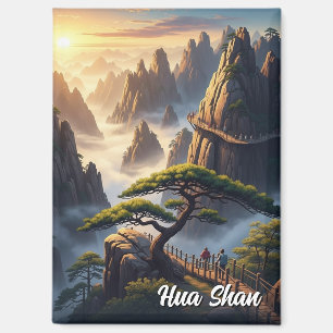 Aimant Chine de la montagne Hua Shan
