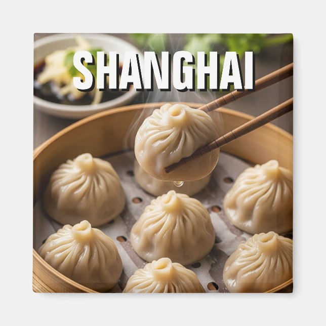 Aimant Chine Shanghai Xiaolongbao (Devant)
