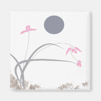 aimant chinois orchidées