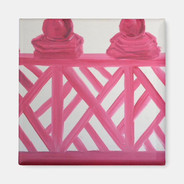 Aimant CHINOISERIE au JARDIN (Devant)