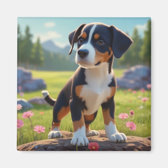 Aimant Chiot (Devant)