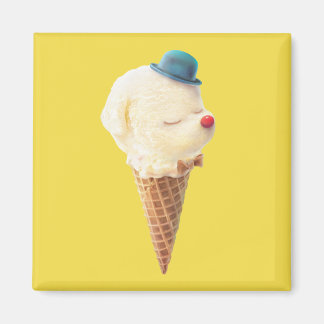 Aimant Chiot à crème glacée - Sucré et frais