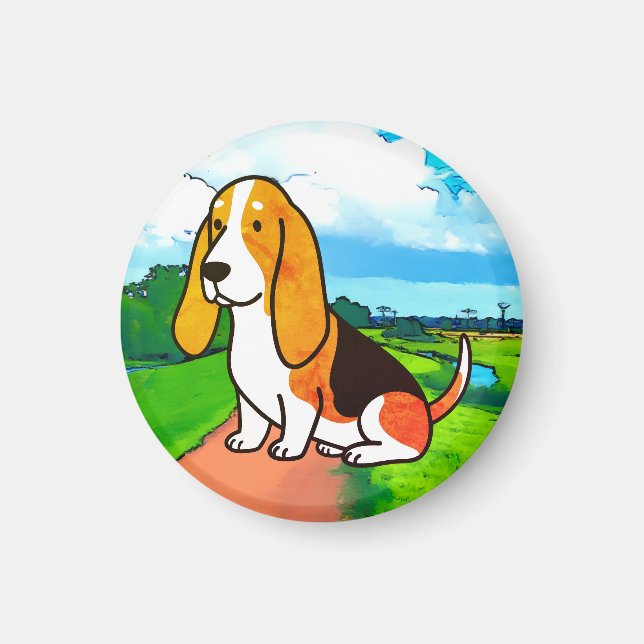 Aimant Chiot,Animal, animal de compagnie (Devant)