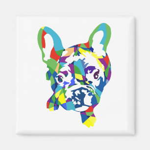 Aimant chiot bouledogue français