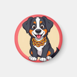 Aimant Chiot de dessin animé adorable