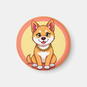 Aimant Chiot de dessin animé adorable