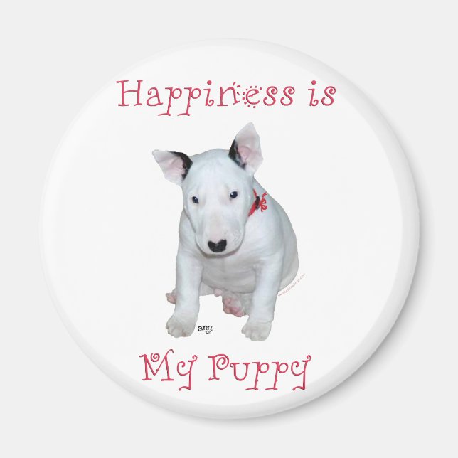 Aimant Chiots Bull Terrier (Devant)