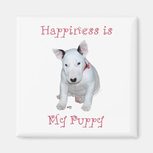 Aimant Chiots Bull Terrier (Devant)
