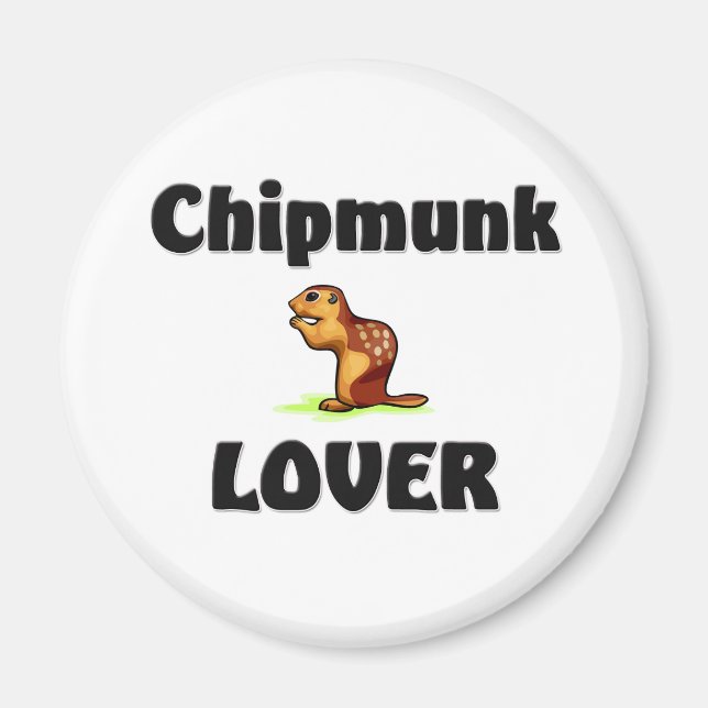 Aimant Chipmunk Lover (Devant)