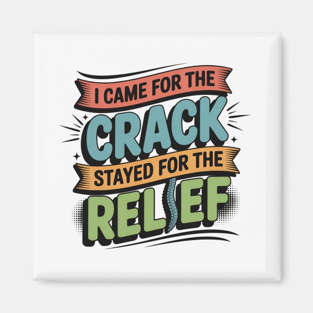 Aimant Chiropractor Retour Secours Funny Cadeau (Devant)