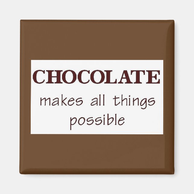 Aimant Chocolat (Devant)